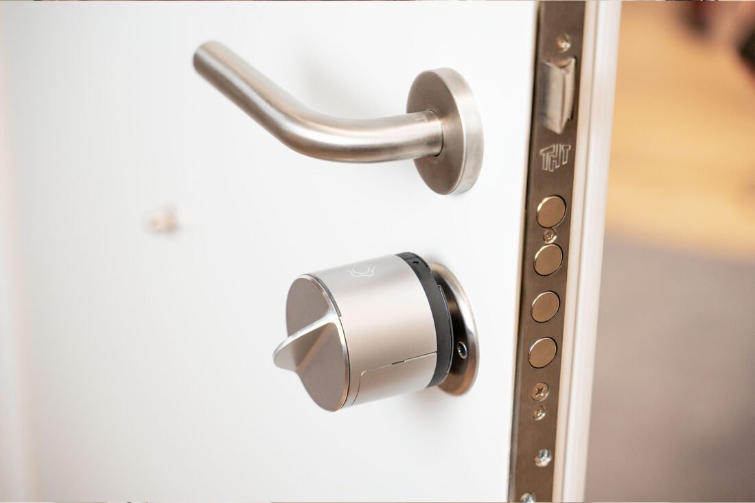 Parte interna cerradura inteligente